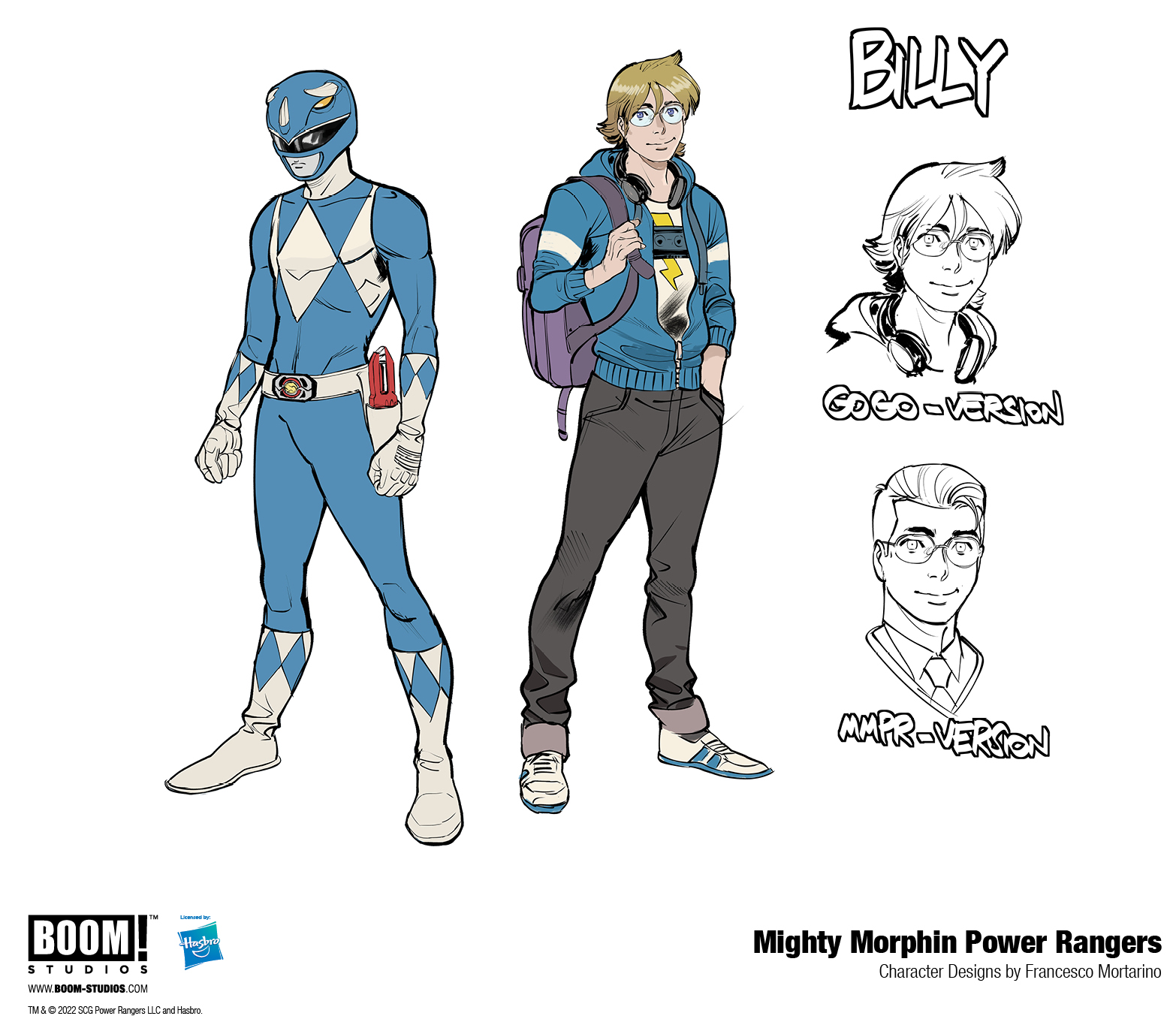 Goñi Montes Draws the Mighty Morphin Power Rangers for BOOM